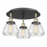 Fulton 3 Light 18.25 Inch Wide Flush Mount by Innovations - 916-3C-G17