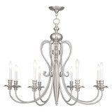 Caldwell 8 Light Oversized Chandelier by Livex - 5168