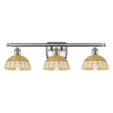 Bristol Natural II 3 Light Bath Vanity 7.75X 27.5 Inch Wide by Innovations - 516-3W-NBD2-75