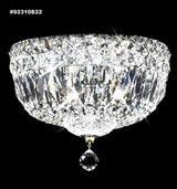 Prestige 3 Light 10 Inch Wide Flush Mount by James Moder - 92310