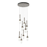 Link 9 Light Metal Large Pendant 20.5 Inch Wide by Hubbardton Forge - 131100HF