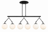 Orion 6 Light Small Linear Island Pendant by Craftmade - 50776