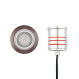 4W 1 LED Round Beveled Top Inground Indicator Light with Honeycomb by WAC - 2022