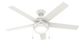 Anslee 52 Inch Ceiling Fan with LED Light Kit and Pull Chain by Hunter Fans - 1000908