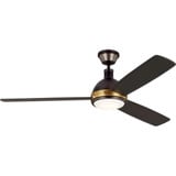 Hicks 60 Inch 3 Blade Ceiling Fan with Light Kit by VC Fan - 3HCKR60