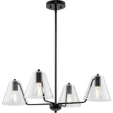 Anya 4 Light Linear Pendant 9.63 Inch Tall and 30 Inch Wide by Progress - A400007