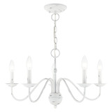Windsor 5 Light Medium Chandelier by Livex - 52165