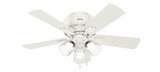Crestfield 42 Inch Low Profile Ceiling Fan and LED Light Kit by Hunter Fans - 1000508