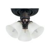 Basic Max Three Light Ceiling Fan Light Kit with Wattage Limiter by Maxim - FKT207FT