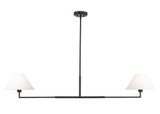 Leila 2 Light Chandelier In Modern Style 9.5 x 12 Inches Wide by Z-Lite - 744-62L