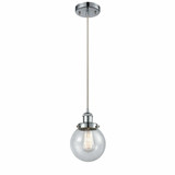 Beacon 1 Light Mini Cord Hung Pendant 6 Inch Length by Innovations - 916-1P-G20-6