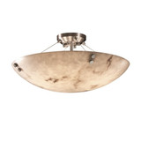 Lumenaria Finials 6 Light 27 Inch F1 Semi Flush Mount by Justice Design - FAL-9652-35-F1
