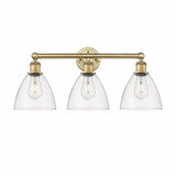 Bristol Glass 3 Light Vanity Light 25.5 Inch Wide by Innovations - 616-3W-BG