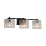 Fusion Era 3 Light Seed Glass Vanity Light by Justice Design - FSN-8443-30-SEED