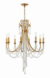 Arcadia 8 Light Medium Chandelier by Crystorama - ARC-1908
