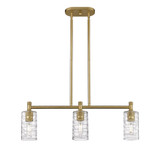 Crown Point 3 Light Oversized Island Pendant 9.88 Inch Tall by Innovations - 434-3I-G434-7