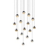 Grapes 16 LED Small Pendant 2.5 Inch Tall and 22.5 Inch Wide by Sonneman - 2923-SML