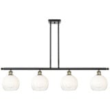 Brookhaven Globe 4 Light Stem Hung Island 10.63 X 48 Inch by Innovations - 516-4I-G483-8