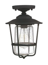 Creekside One Light Outdoor Semi Flush Mount by Capital - 9607