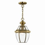Monterey 1 Light Small Outdoor Pendant by Livex - 2152