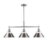Orwell 3 Light Oversized Linear Pendant by Golden - 3306-LP
