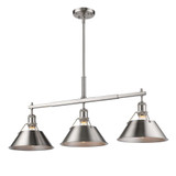 Orwell 3 Light Oversized Linear Pendant by Golden - 3306-LP