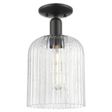Bridal Veil 1 Light Semi Flush Mount 8 Inch X 14 Inch Tall by Innovations - 716-1C-G559-8