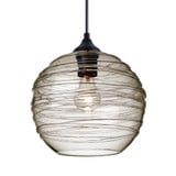 Wave 10 1 Light Outdoor Small Pendant by Besa - OP-WAVE10