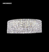 Contemporary 12 Light 20 Inch Wide Flush Mount by James Moder - 40386S12CPT