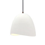 Radiance 1 Light Brisa Cord Pendant 8.75 X 9 Inch Wide by Justice Design - CER-6610