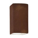 Ambiance 1 Light Small Closed Top Outdoor Wall Mount by Justice Design - CER-0910W
