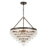 Calypso 8 Light Medium Round Chandelier by Crystorama - 137