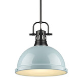 Duncan 1 Light Medium Rod Pendant 14.63 Inch Tall by Golden - 3604-L