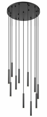 Forest 55W 11 LED Chandelier 12 Inch Tall and 24 Inch Wide By Z-Lite - 919MP12-11R