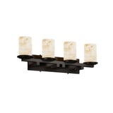 Alabaster Rocks Dakota 4 Light Vanity Light by Justice Design - ALR-8774-10