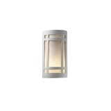 Ambiance 2 Light Large ADA Craftsman Window Wall Sconce by Justice Design - CER-5495