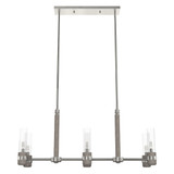 River Mill 6 Light Modern Linear Chandelier by Hunter - RM6_194_CH16