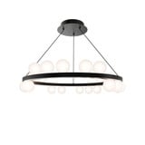 Carousel 42W 21 4CCT LED Chandelier 6.75 Inch Tall X 28 Inch Wide by dweLED - PD-21528