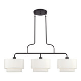 Manorwood 3 Light Modern Linear Chandelier by Livex 50303 - 50303