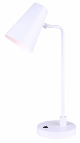 Orli 1 Light Table Lamp 22.25 x 12 Inches by Canarm Inc - ITL1056A22BK