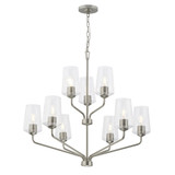 Celino 9 Light Chandelier 30 Inch Tall and 32 Inch Wide by Progress - P400445