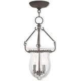 Andover 2 Light 10 Inch Wide Semi Flush Mount by Livex - 50941
