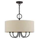 Bellingham 5 Light Pendant 18 Inch Tall and 22 Inch Wide by Livex - 58865