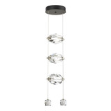 Gatsby 27W 3 LED Light Mini Small Pendant by Hubbardton Forge - 139058H
