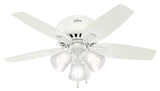 Newsome 42 Inch Low Profile Ceiling Fan with LED Light Kit by Hunter Fans - 1000083
