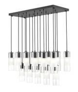 Alton 17 Light Linear Chandelier 14.25 x 18 Inches Wide by Z-Lite - 824P-17L