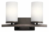 Crosby 2 Light Vanity Light by Kichler - 45496