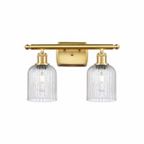 Bridal Veil 2 Light Bath Vanity 10 Inch Tall X 15 Inch Wide by Innovations - 516-2W-G559-5-GL