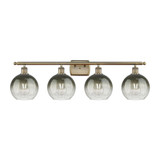 Brookhaven Globe 4 Light Bath Vanity 11 Inch X 38 Inch by Innovations - 516-4W-G483-8