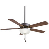 Contractor II Uni Pack 5 Blade Ceiling Fan 52 Inches Wide by Minka Aire - F448L